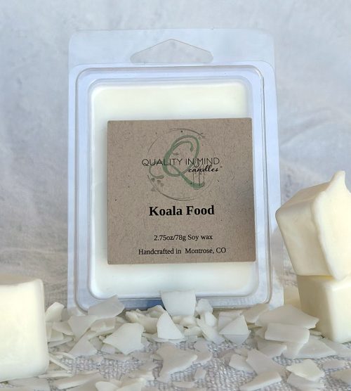 Koala Food Wax Melt in packaging
