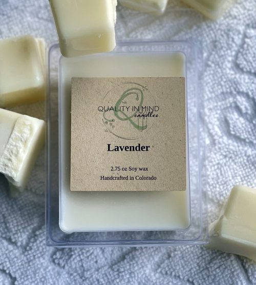 Lavender Wax Melt in packaging