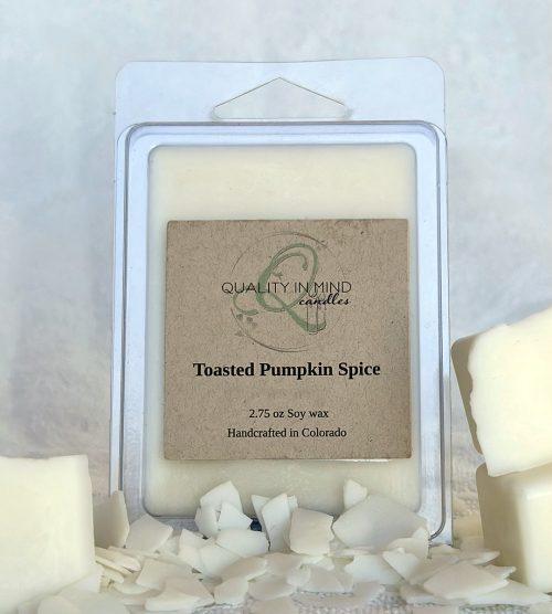 Toasted Pumpkin Spice Wax Melt in packaging