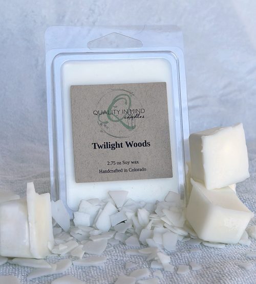 Twilight Woods Wax Melt in packaging